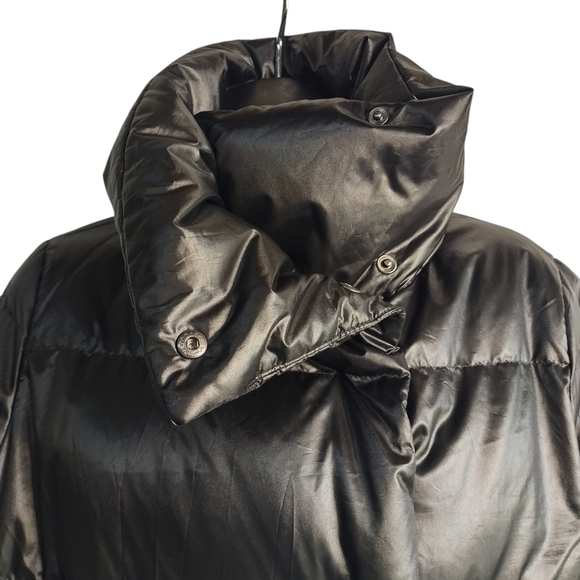 Lands' End Women's Black Quilted Down Puffer Jacket Size XS - Picture 5 of 13